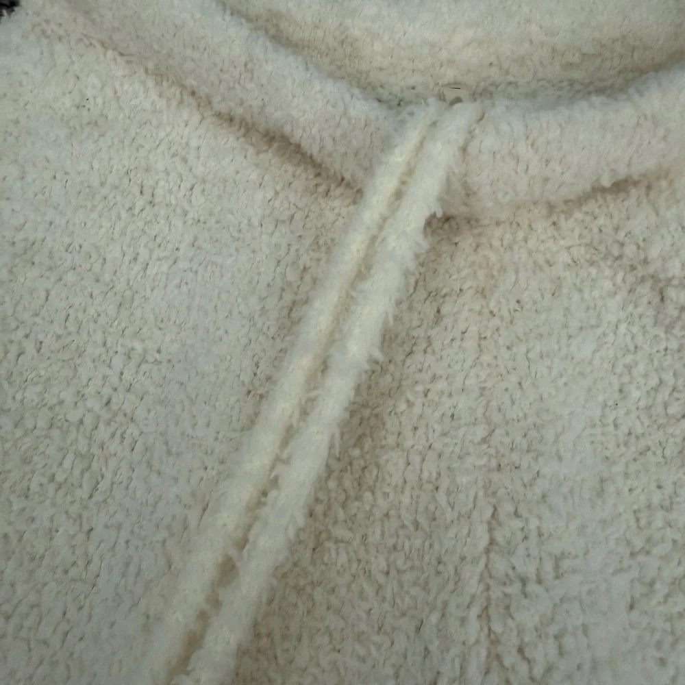 Skims Cozy Cream Fuzzy Knit Joggers - Picture 10 of 10